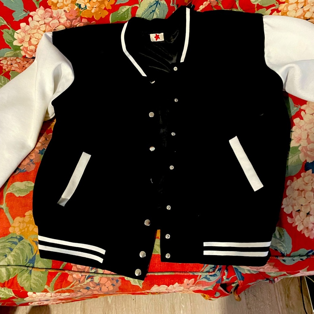 Extra large college letterman jacket